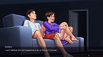 Stepmom flaunt her pussy to his Stepson while watching porn(Summertime Saga)