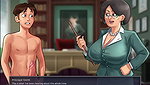 Summertime Saga- My College Principal Catches me Jerking off in Class