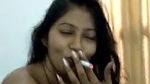 Desi Girl Caught Smoking Naked