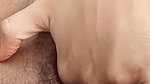 Teen college girl masterbating using cucumber