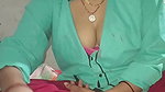 The girlfriend of the neighborhood came to the boyfriend’s house at night and took out the water from the penis with her hand and talked about getting rid of her pussy ass