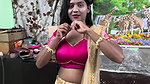 The neighbour saw Komal fingering her, grabbed her land and pulled her under, then urinated on it