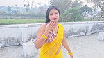 The neighbour saw Komal fingering her, grabbed her land and pulled her under, then urinated on it