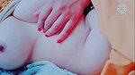 This big-breasted, young girl watches her parents like animals. The girl gets wet. She goes to her room and