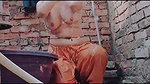This big-breasted, young girl watches her parents like animals. The girl gets wet. She goes to her room and
