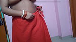 Unsatisfied Horny Bhabhi fucks her brother-in-law while talking dirty in Hindi in Black saree