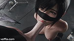 Yuffie Kisaragi’s Wild Interrogation Fuck Final Fantasy Hentai 4K 60FPS Creampie Nude Animation