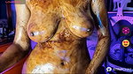 Lusty_Lua chocolate Cream on whole BodyGB