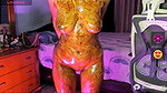 Lusty_Lua chocolate Cream on whole BodyGB