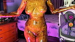 Lusty_Lua chocolate Cream on whole BodyGB