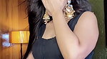 bengali gir; sexy belly dance in black blouse 2