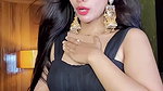 bengali gir; sexy belly dance in black blouse 2