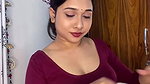 bengali lady sexy deep navel in maroon blouse 2