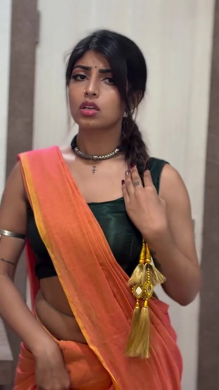 Shyamala Dattaraj Desi Babe in Saree SEDUCTION 2
