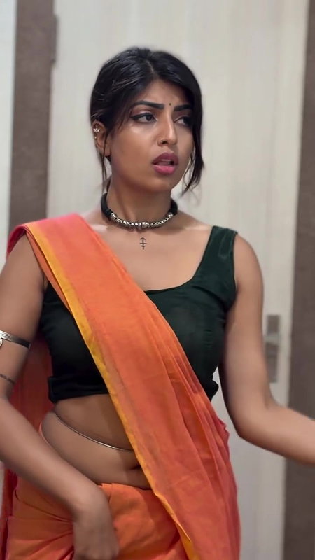 Shyamala Dattaraj Desi Babe in Saree SEDUCTION 2