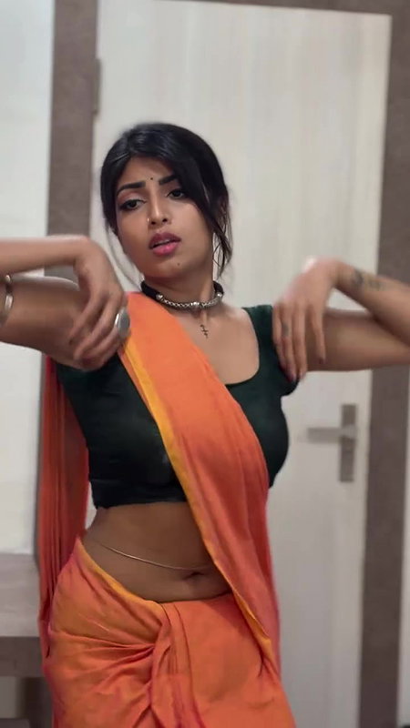 Shyamala Dattaraj Desi Babe in Saree SEDUCTION 2