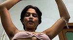 bgnali nympho gilr hot boobsa nd tummy in pinshort bra 2