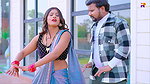 Sanjana Singh hot sareeless song – Deep navel caressed 2