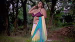 Beautiful boob megha das ghosh huge cleavage and navel show photoshoot 2