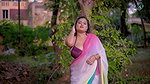 Beautiful boob megha das ghosh huge cleavage and navel show photoshoot 2