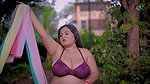 Beautiful boob megha das ghosh huge cleavage and navel show photoshoot 2