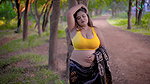 Booby megha das ghosh huge cleavage hot navel show sensual photoshoot 2