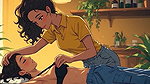 AI Generated Cartoon content, Uncensored video of 18 Year old Anime Girl, 3D Cartoon on closeup by Kiidzy Animates