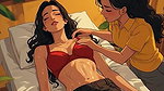 AI Generated Cartoon content, Uncensored video of 18 Year old Anime Girl, 3D Cartoon on closeup by Kiidzy Animates