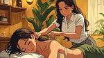 AI Generated Cartoon content, Uncensored video of 18 Year old Anime Girl, 3D Cartoon on closeup by Kiidzy Animates