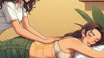 AI Generated Cartoon content, Uncensored video of 18 Year old Anime Girl, 3D Cartoon on closeup by Kiidzy Animates
