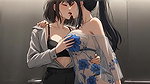 AI Generated Cartoon content, Uncensored video of 18 Year old Anime Girl, Kissing Orgasm of Mature Women