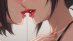 AI Generated Cartoon content, Uncensored video of 18 Year old Anime Girl, Kissing Orgasm of Mature Women
