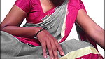 Ammu show big boobs with saree