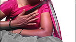 Ammu show big boobs with saree
