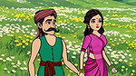 Both Anjali and Coconut Wala have sex with big cocks in their bedroom