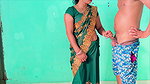 Chachi was getting ready for the market and I convinced her for sex then young Bhatije had painful sex with Chachi Hindi Audio
