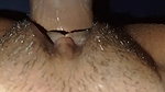 Cuming on girlfriends ass