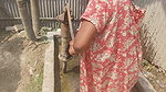 Desi housewife ke sath nahaya aur chudai ki