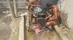 Desi housewife ke sath nahaya aur chudai ki