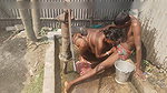 Desi housewife ke sath nahaya aur chudai ki