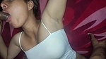 Eva Yi gives a footjob to Jack Blaque 1