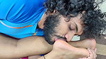 feet kiss with anal hole lick