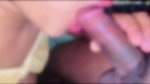 He ejaculated his load from his cock all over her face