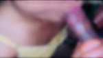 He ejaculated his load from his cock all over her face