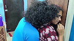 Hot couple romantic kiss