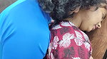 Hot couple romantic kiss