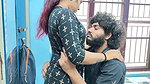 Hot lip lock with tongue kiss