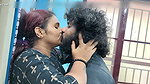 Hot lip lock with tongue kiss