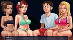 I fuck my girlfriend’s best friend while she watches on Facetime and more in Summertime Saga