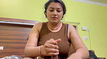 INDIAN BEAUTIFUL WIFE CALM ANGRY HUSBAND WITH MASSAGE